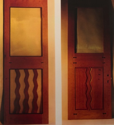Doors designed and built by Philippe Klinefelter